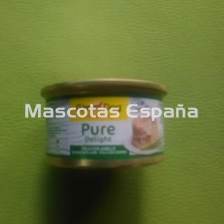 SAN DIMAS Gimdog Pure Delight sabor Pollo con Cordero Lata 85g - Imagen 1